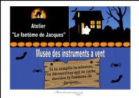 Atelier (7-12 ans) : le fantôme de Jacques. Le jeudi 20 octobre 2016 à La Couture-Boussey. Eure.  10H00